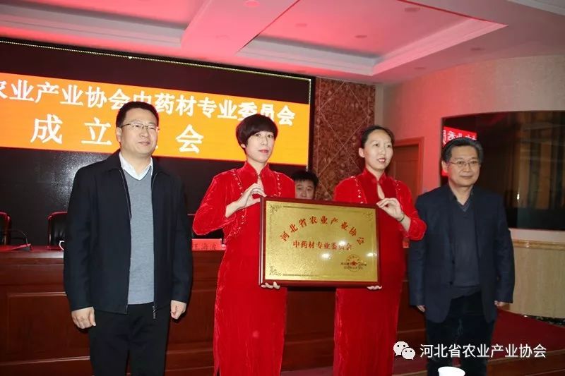 河北省農業產業協會中藥材專業委員會成立大會順利召開