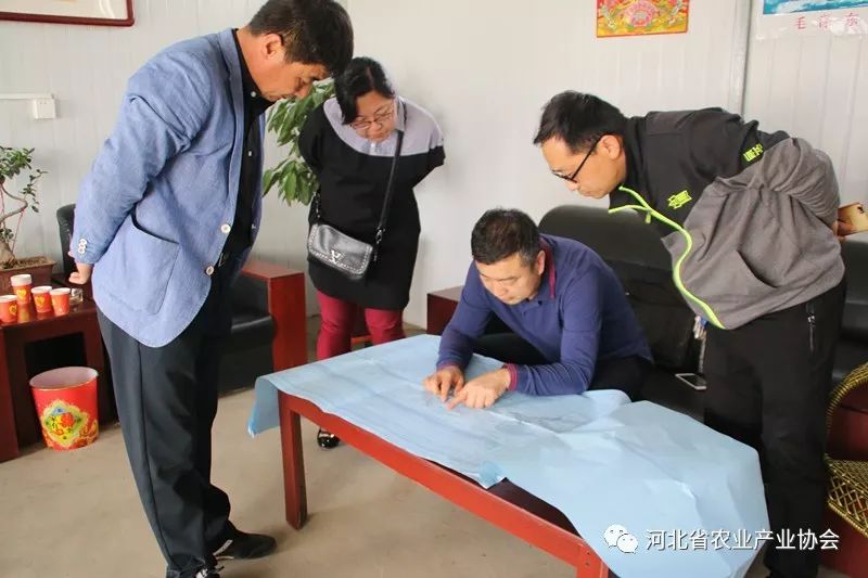 協會邀請專家服務團成員赴靈壽縣為部分會員單位進行考察指導